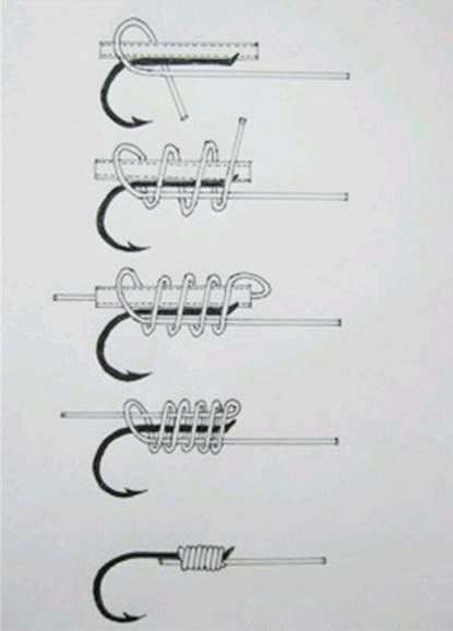 鱼钩的绑法图解大全 